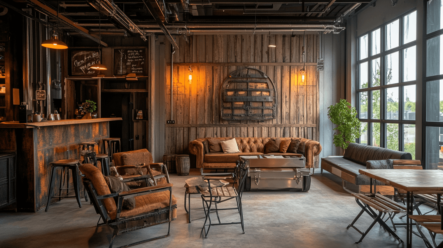 Rustikaler Industrie-Stil: Der Reiz von Holz und Metall