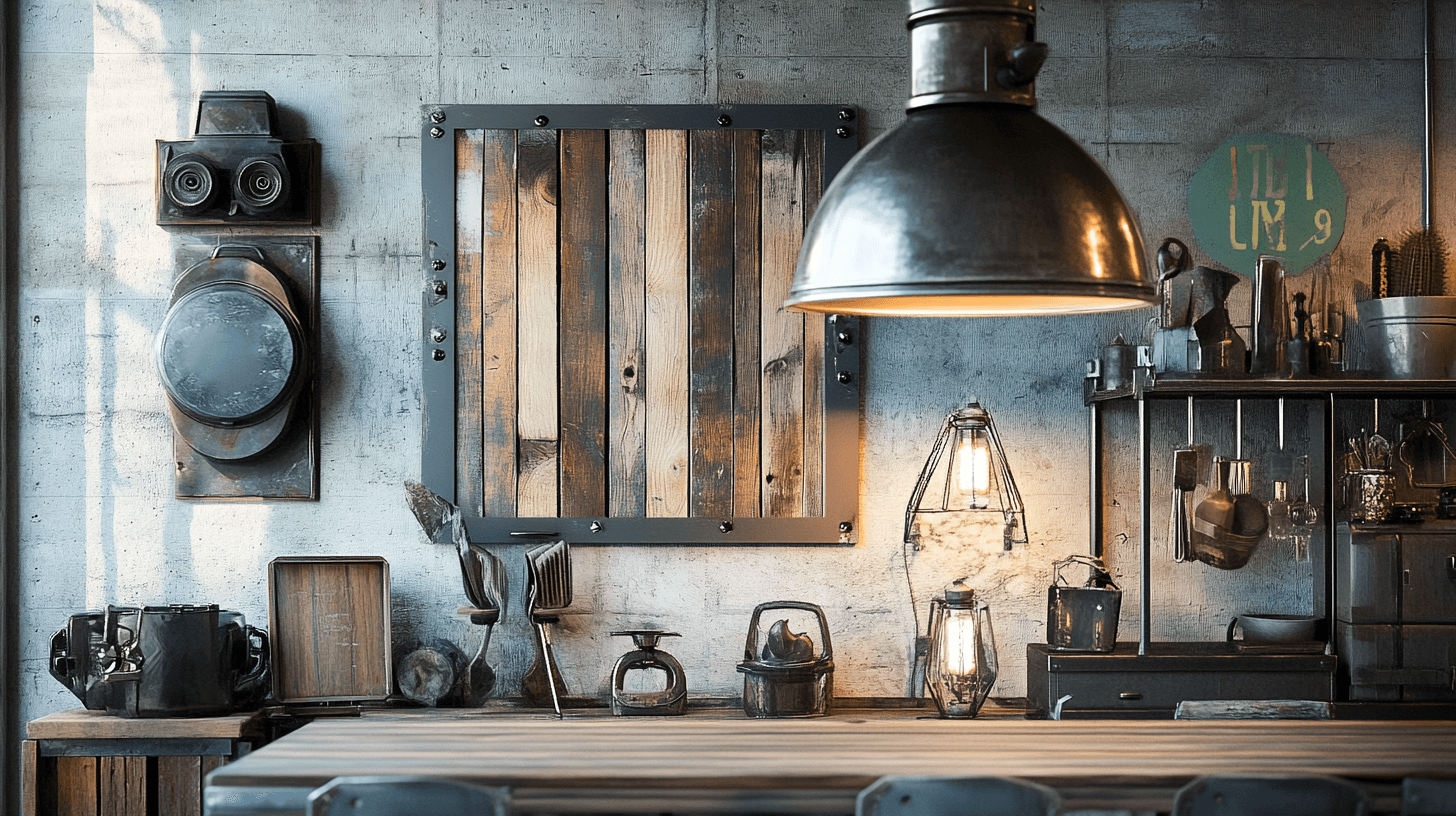 Deko-Elemente für den Rustic Industrial Style