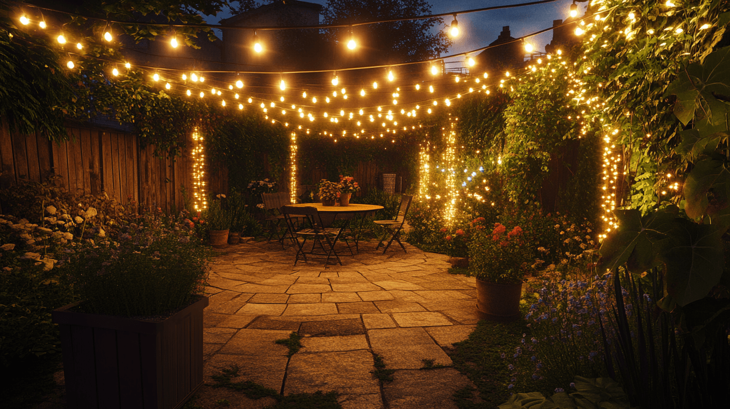 Lichterketten für draussen: Stimmung erzeugen