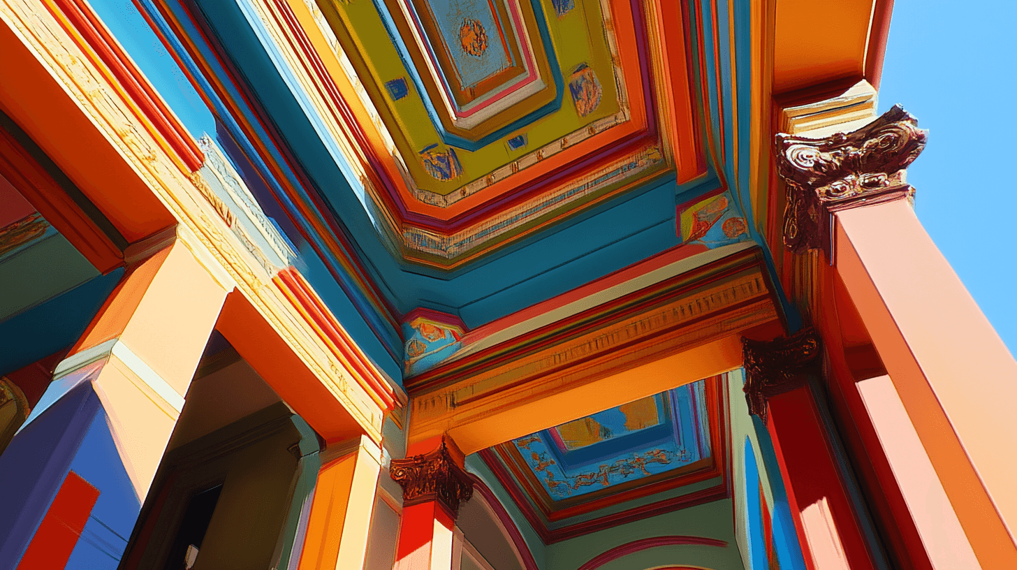 Methoden zur Gestaltung von farbigen Decken