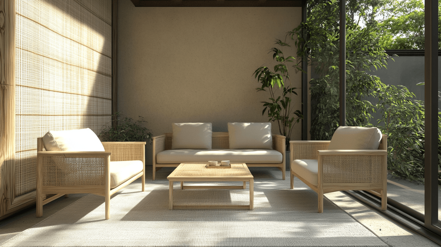 Minimalistische Möbel für ein Zen-Design