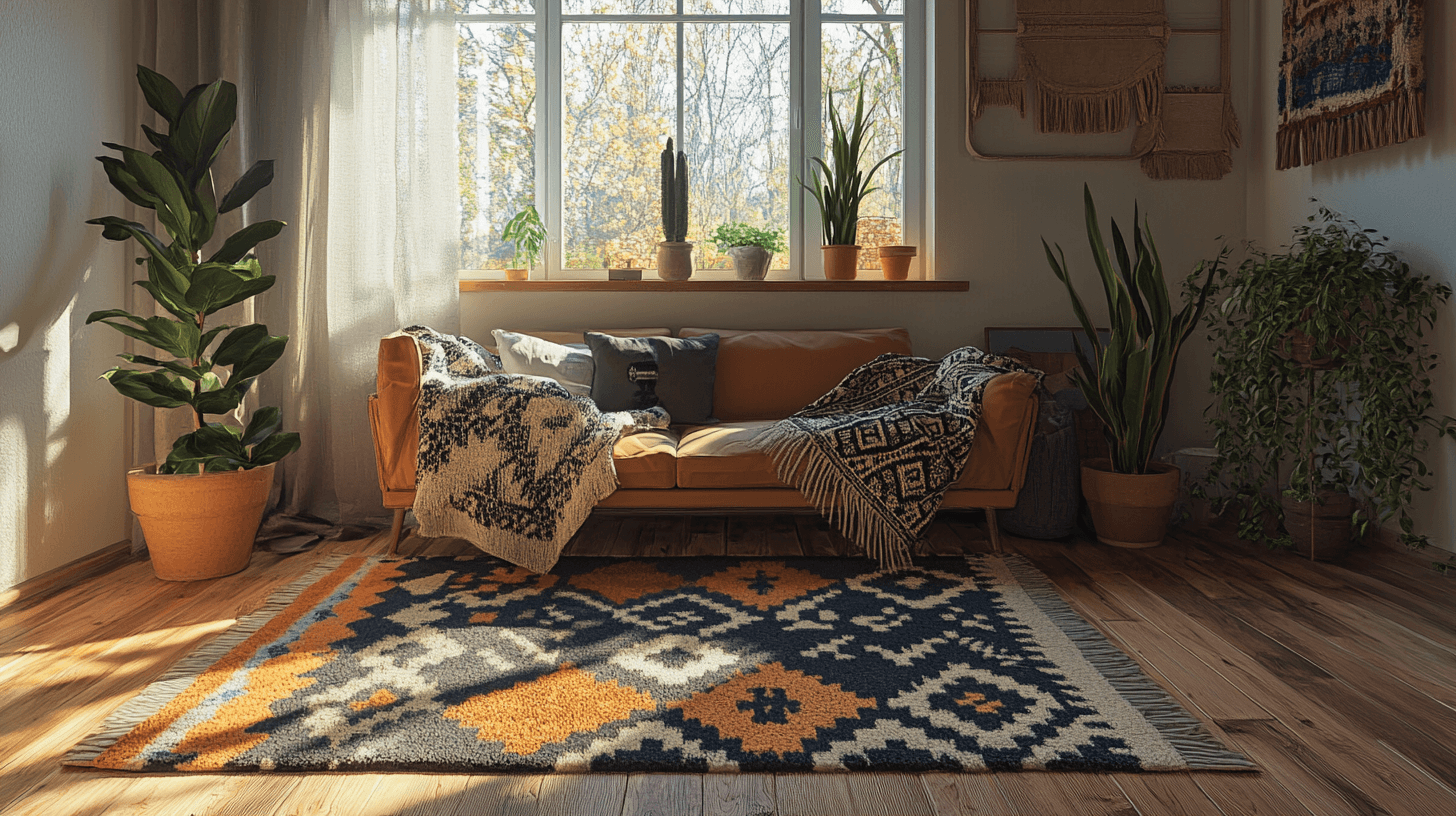 Textilien als Deko: Teppiche, Plaids und mehr