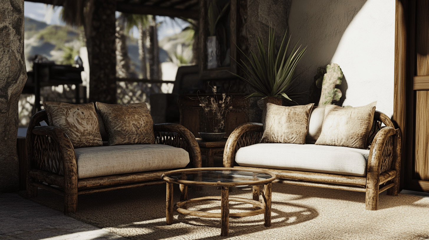 Möbel im Wüstenstil: Natürliche Materialien und warme Farbtöne