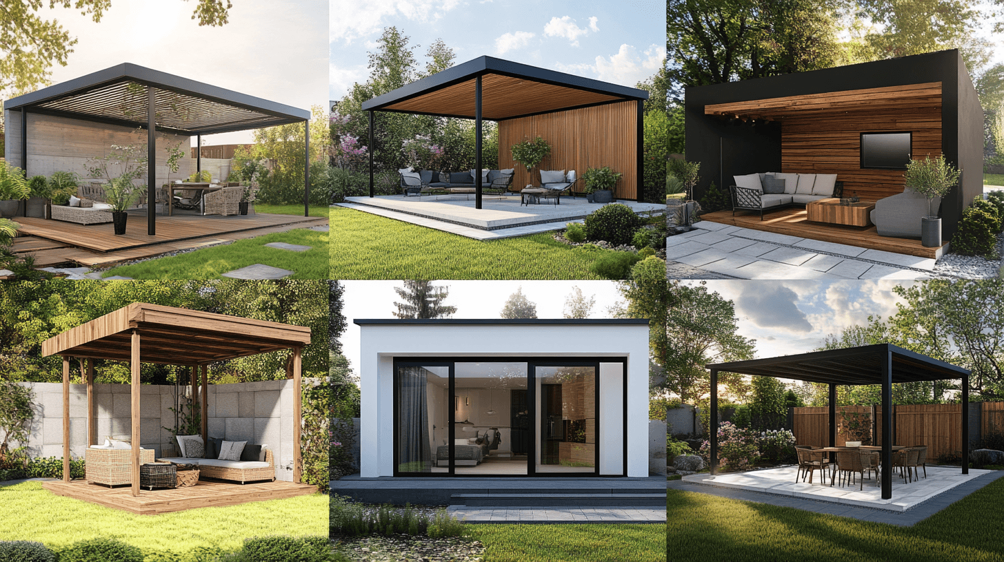 Gestaltungen und Stile von Terrassenüberdachungen