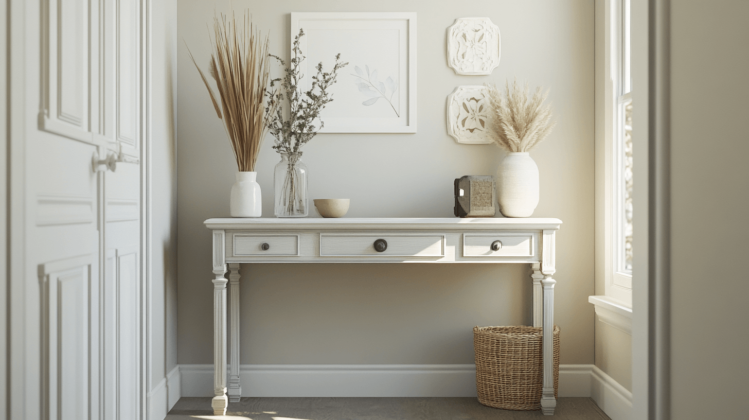 Die beste Position für den Konsolentisch im Eingangsbereich