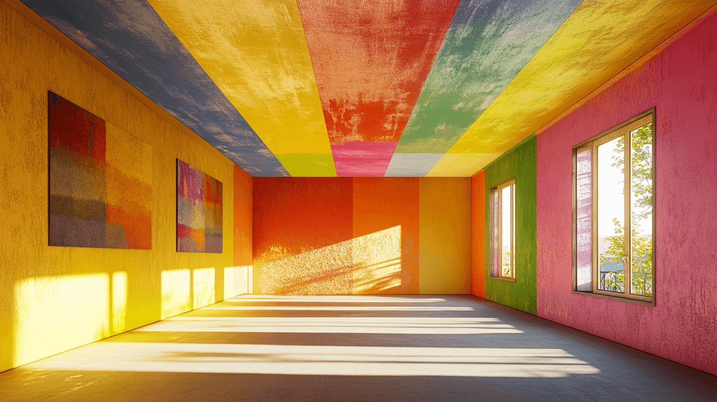 Die Wirkung von Farben an der Zimmerdecke