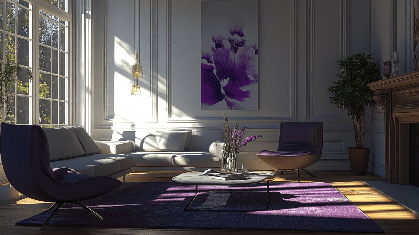 Einrichtungsstile mit Lila: Von modern bis traditionell