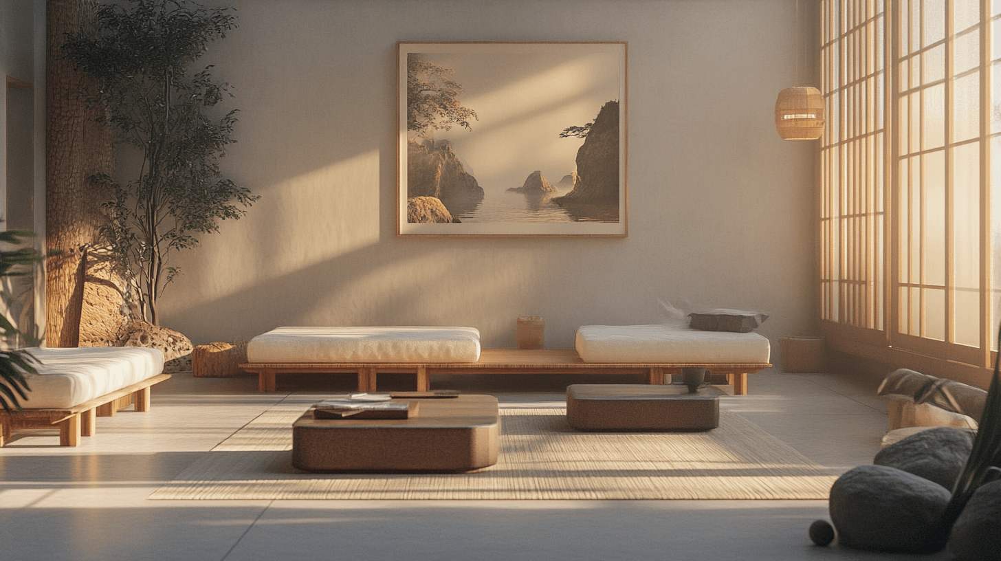 Zen-Design: Gelassenheit und Balance im zeitgemässen Raum