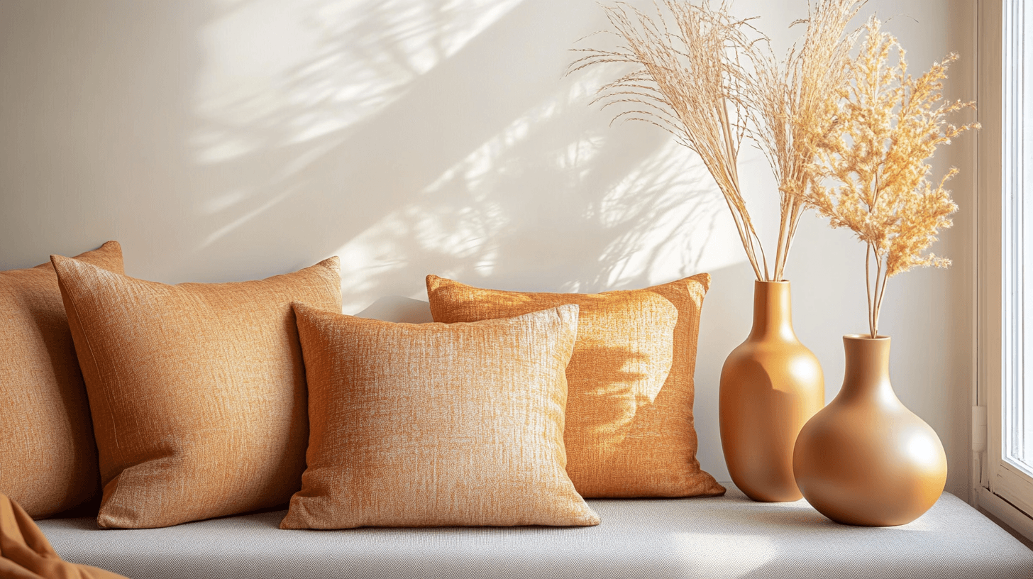 Dekorative Akzente in Ocker: Elegante Details