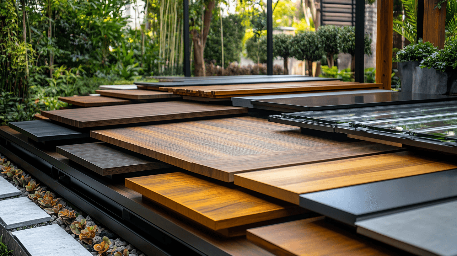 Materialien für Überdachungen von Terrassen